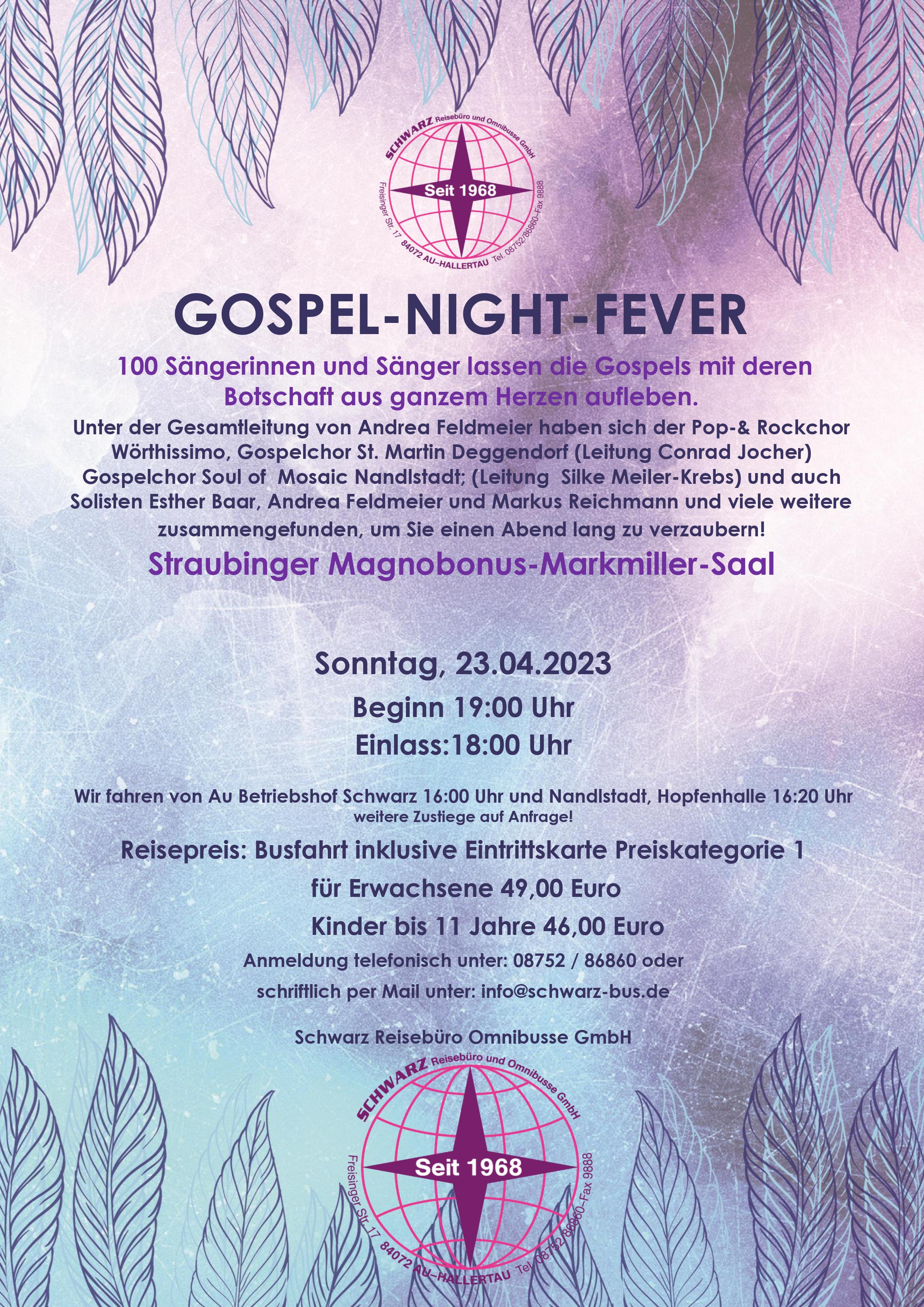 Gospel Night Fever 23.04.23